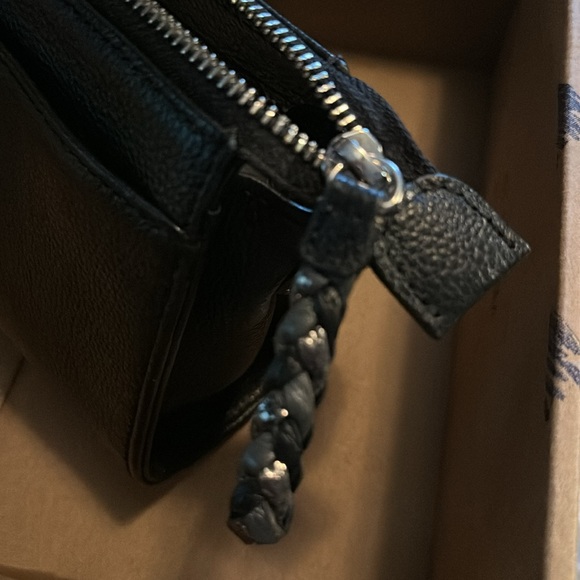 Brighton Black Crossbody Bag with Silver Accents - Picture 8 of 9